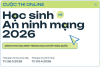 PHÁT ĐỘNG THAM GIA CUỘC THI ONLINE “HỌC SINH VỚI AN NINH MẠNG 2026”